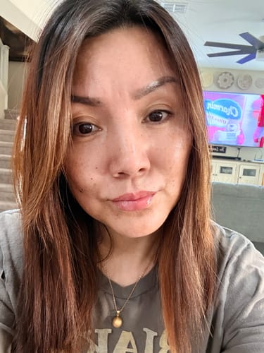 Customer photo review of Collagen Night Wrapping Mask