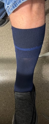 Customer photo review of Performance Eucalyptus Compression Socks
