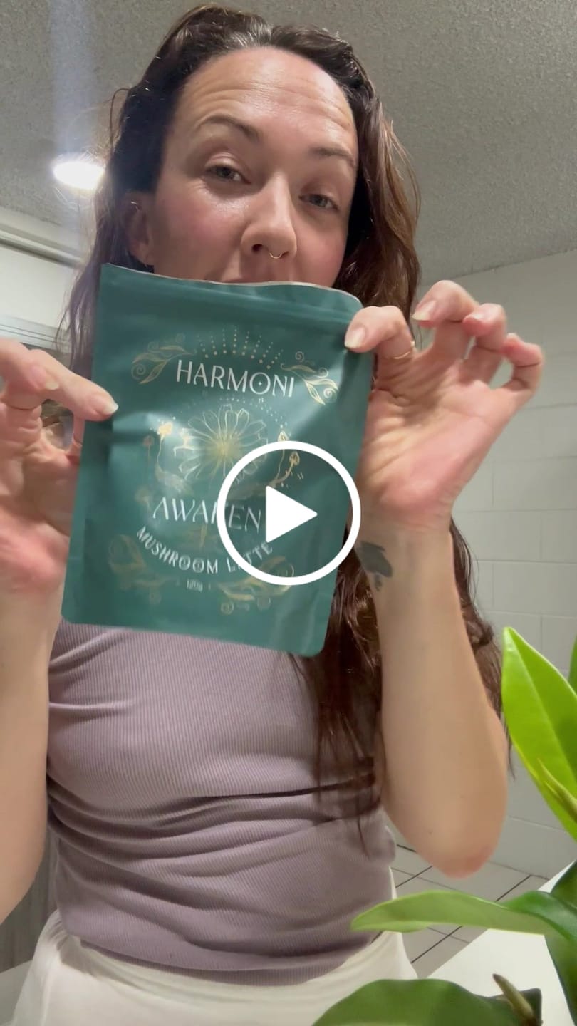 Customer video review of AWAKEN Mushroom Latte for Clarity & Focus