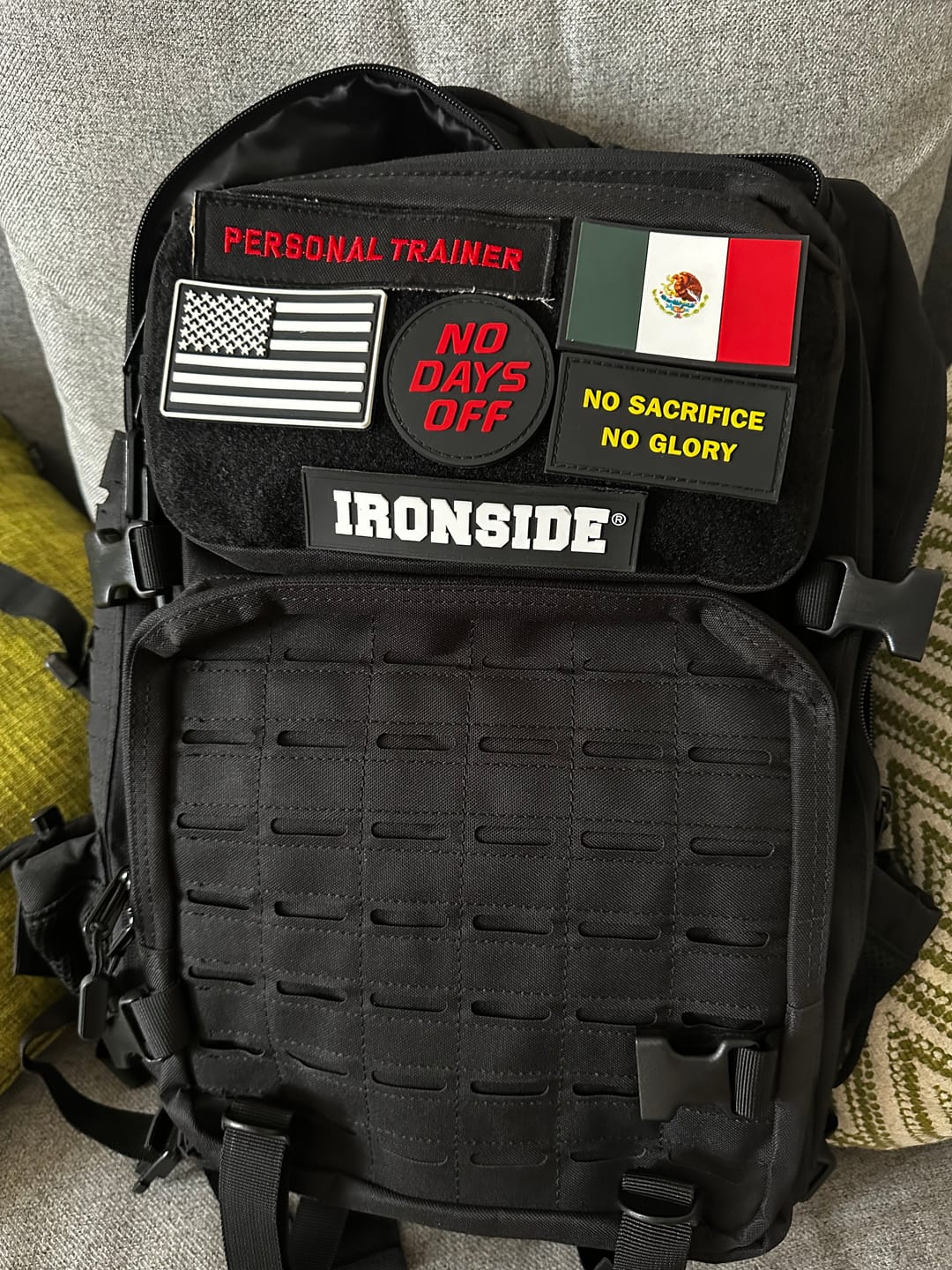 Customer photo review of Mochila IRONSIDE