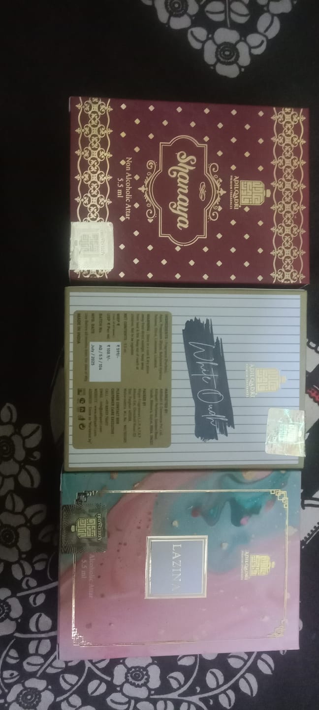 Customer photo review of White Oudh Luxury Attar Perfume