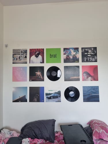 Customer photo review of PLAYLIST - ALBUM COVER PRINTS - CUSTOM WALL COLLAGE POSTERS