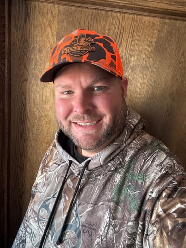 Customer photo review of Premium Custom Leather Patch Hats (Wholesale)