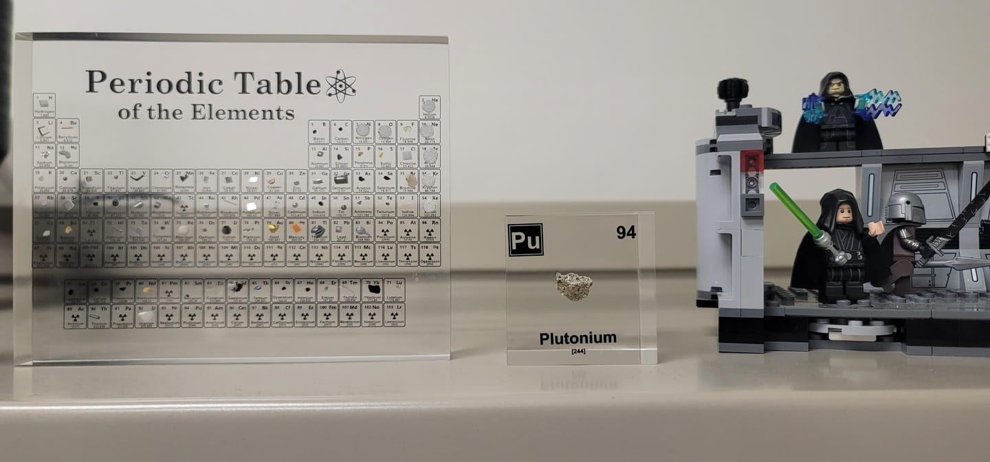 Customer photo review of Plutonium Element Cube (Trinitite Sample)