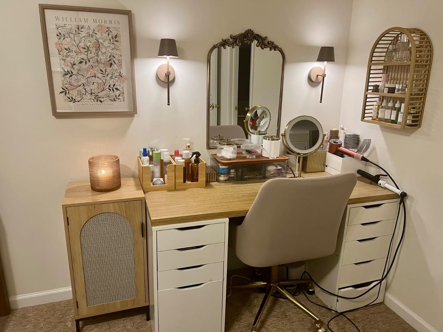 Customer photo review of Cordless Wall Sconces Set Of 2