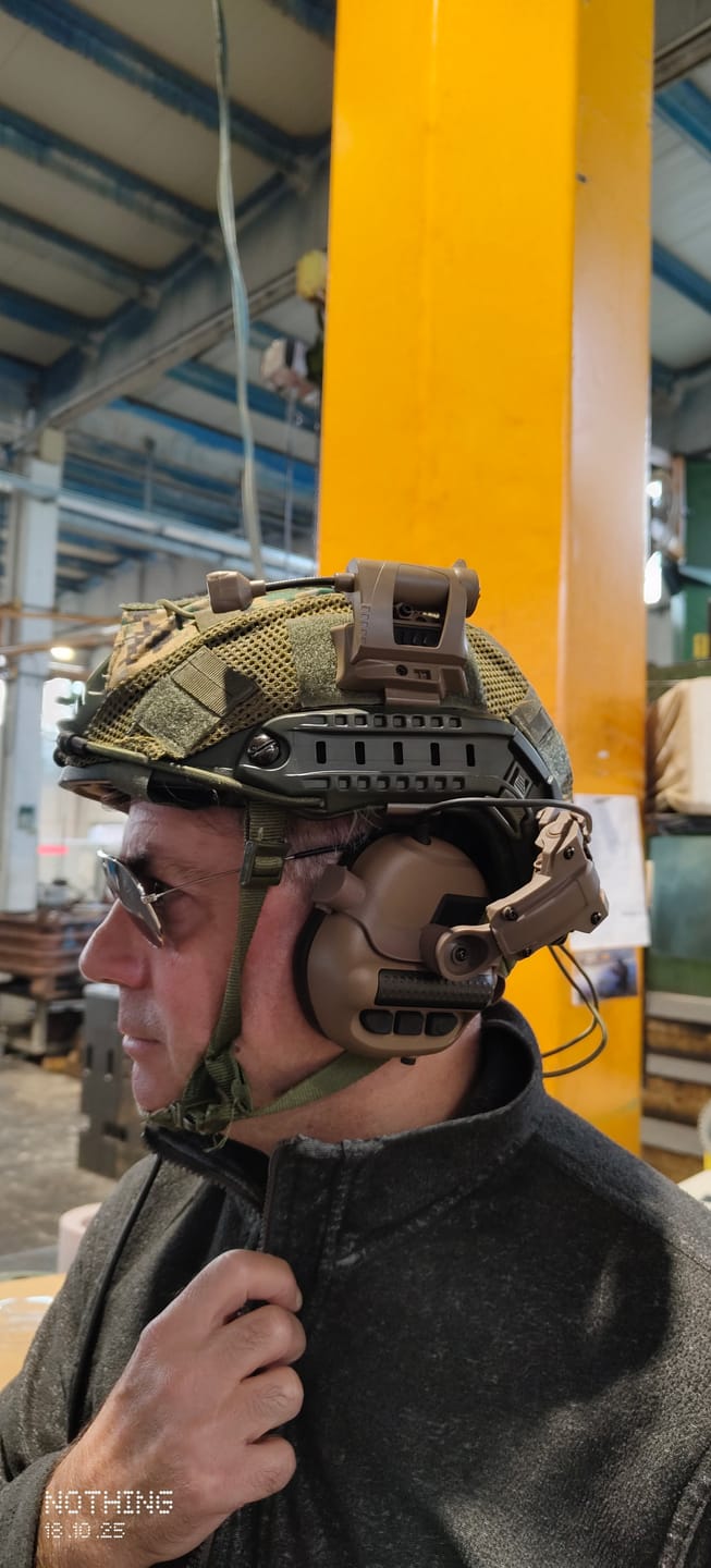 Customer photo review of Cygnus Armory - Helmet Cover