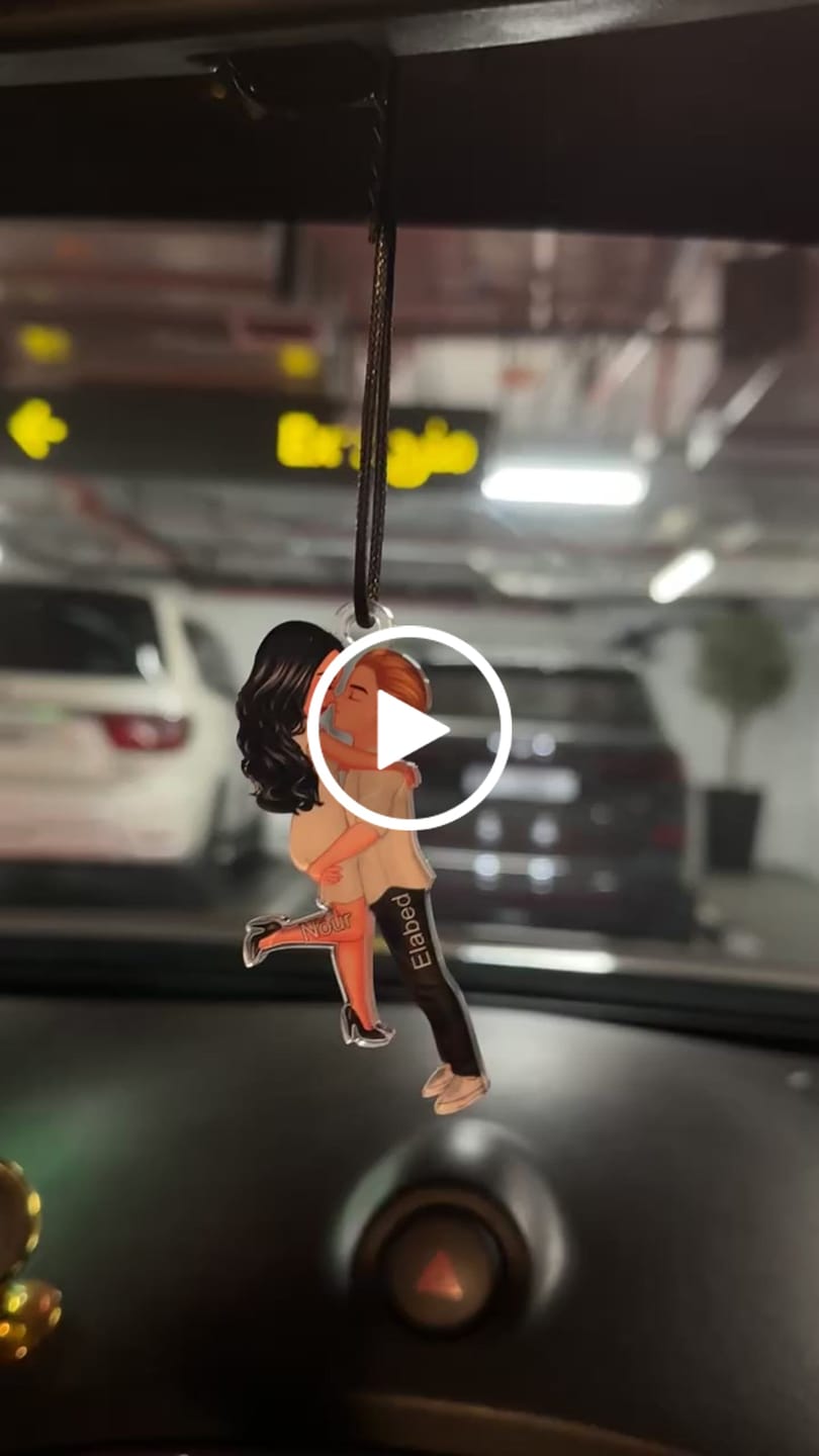 Customer video review of Doll Couple Kissing Hugging  Personalized Ornament