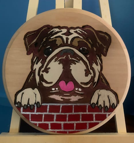 Customer photo review of Scorch Marker Pro - Heat Activated Wood Burning Marker