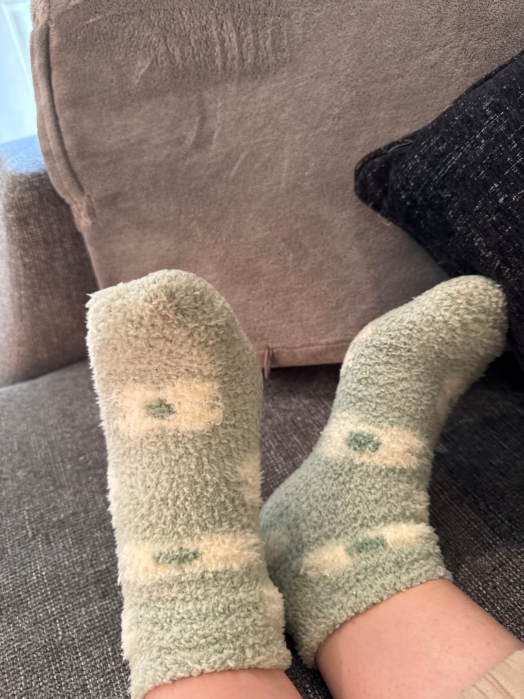 Customer photo review of Fuzzy Fun Socks Pack