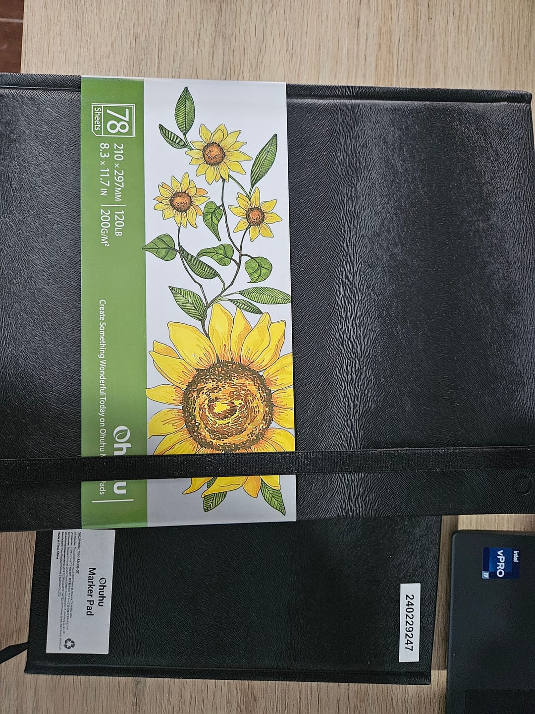 Customer photo review of Ohuhu Marker Pads Art Sketchbooks for Markers, 2 Pack