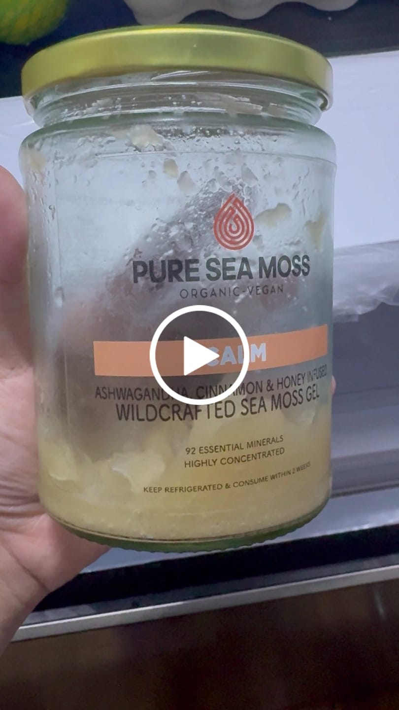 Customer video review of Calm - Ashwagandha, Cinnamon & Raw Honey Infused Sea Moss Gel