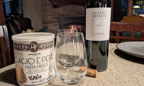 Customer photo review of Cacio e Pepe Sauce