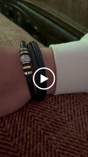 Customer video review of To My Son | Braided Leather Bracelet Gift Set - SS521