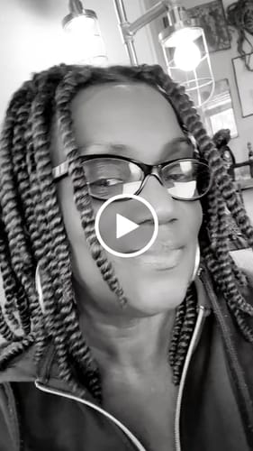 Customer video review of 14" Soft Jumbo Twist Pre Bleached Human Hair Lace Base HD Full Lace Braided Wig