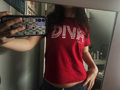Customer photo review of diva baby tee