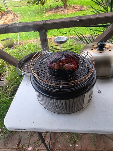 Customer photo review of Fenced Roast Rack