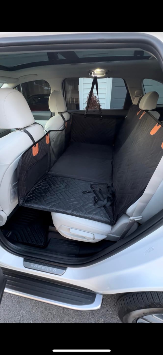 Customer photo review of The Guardian - Dog Seat Cover