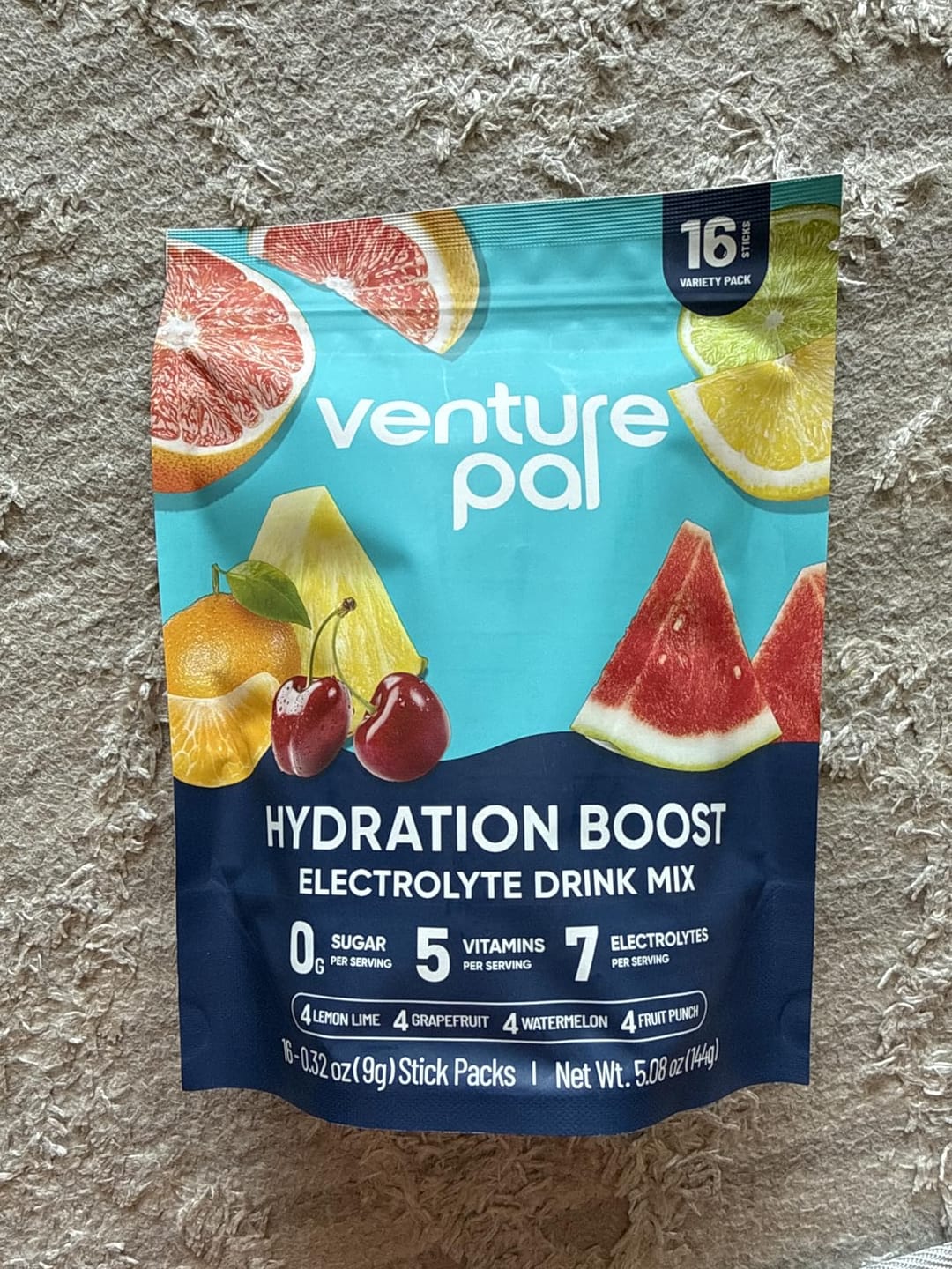 Customer photo review of Sugar Free Electrolyte Powder Packets