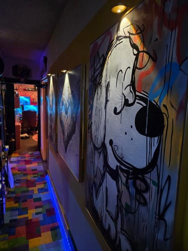 Customer review photo for Abstract Graffiti Art #GA134