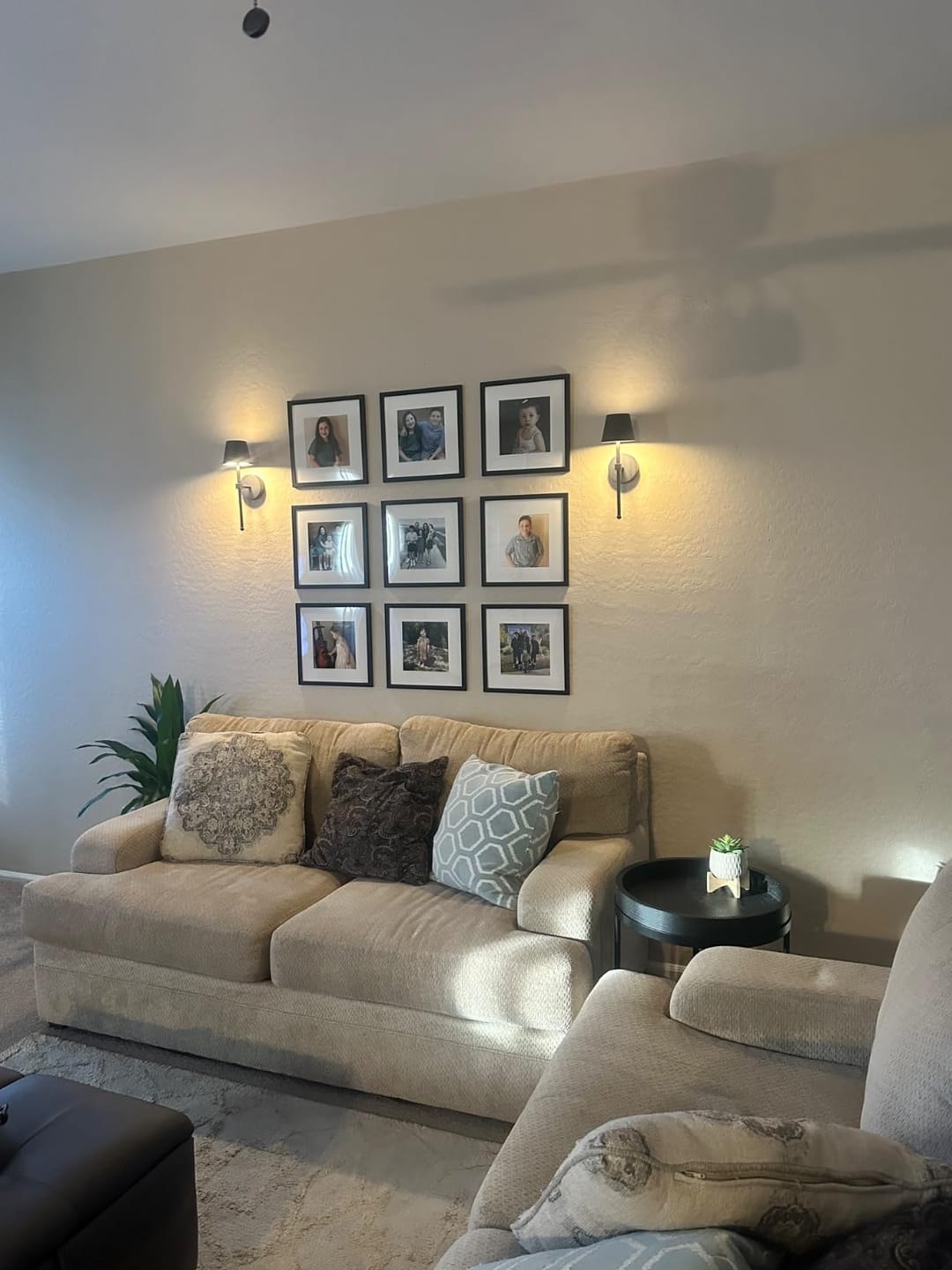 Customer photo review of Cordless Wall Sconces Set Of 2