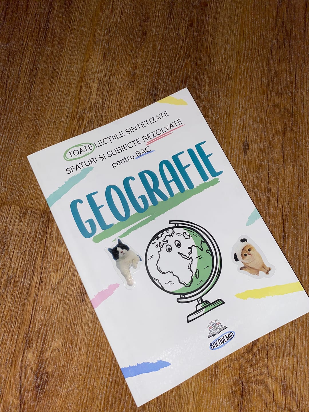Customer photo review of Carte Geografie Bacalaureat Bacademia
