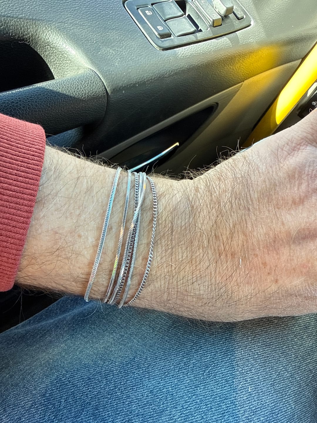Customer photo review of Minimal Square Bracelet