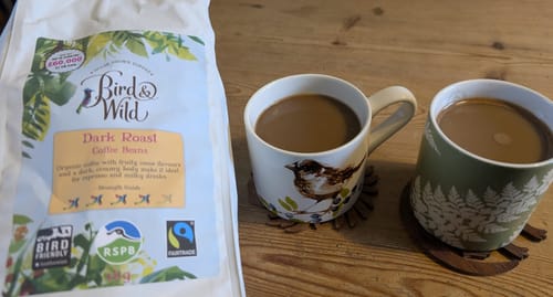 Customer photo review of Dark Roast Espresso Fairtrade Organic Coffee Beans and Ground - 200g, 500g, 1kg