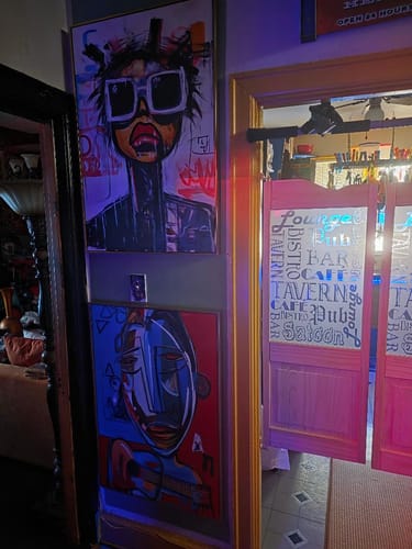 Customer photo review of Abstract Graffiti Art #GA098