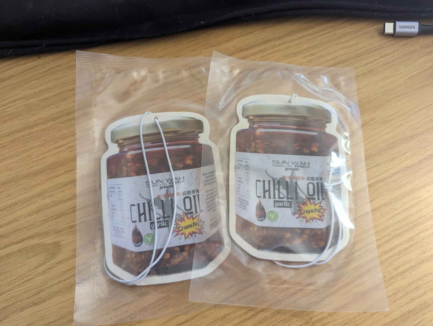 Customer photo review of Promotional Car Air Fresheners - Custom Shape With Your Logo