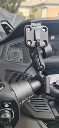 Customer photo review of Handlebar Mount 1.125 - 1.5" B