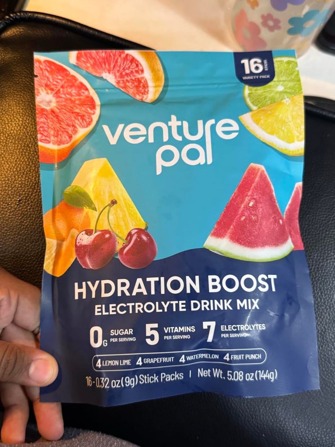 Customer photo review of Sugar Free Electrolyte Powder Packets