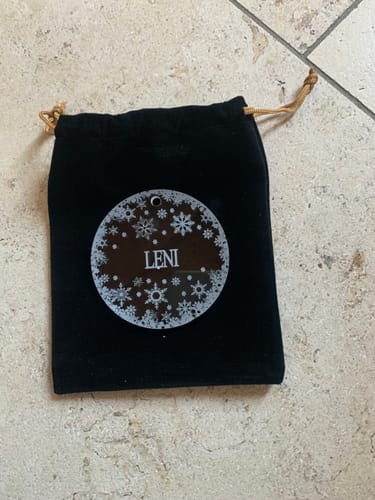 Customer photo review of Weihnachtsdeko mit Schneeflocken