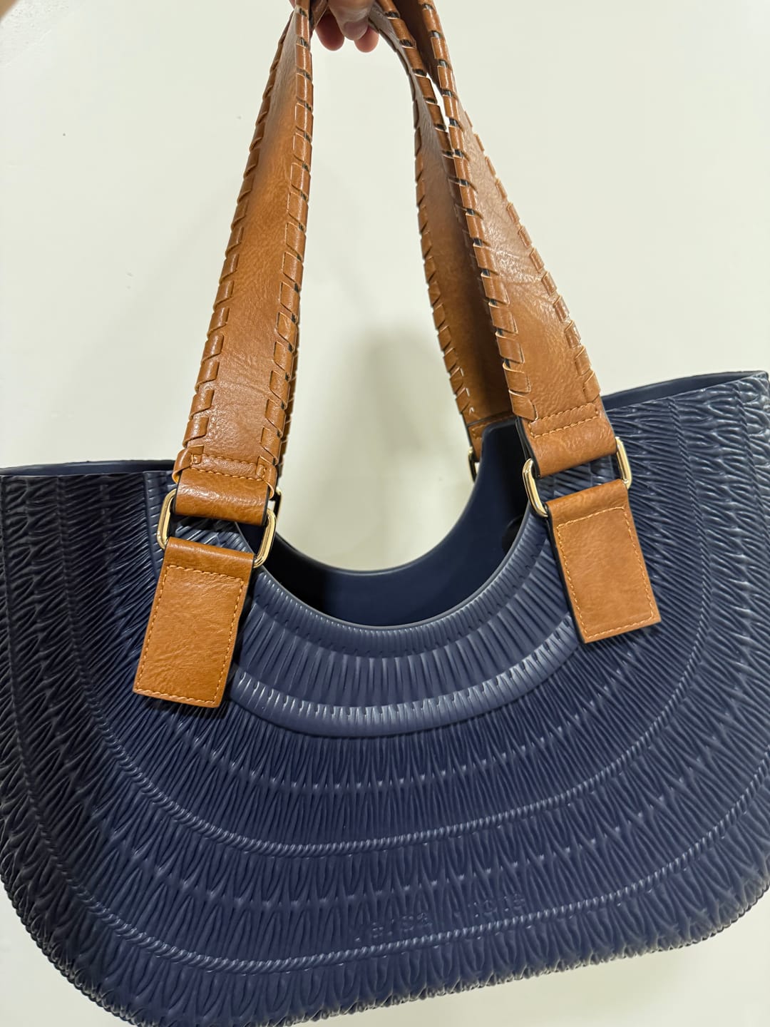 Customer photo review of Blythe All Textured Tote