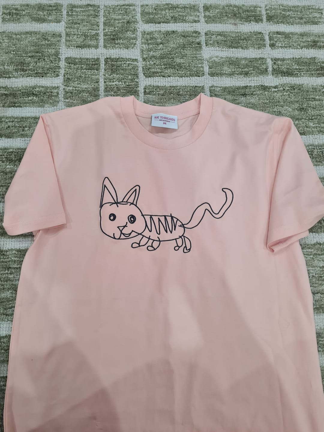 Customer photo review of CUSTOM KID'S DRAWING | T-SHIRT