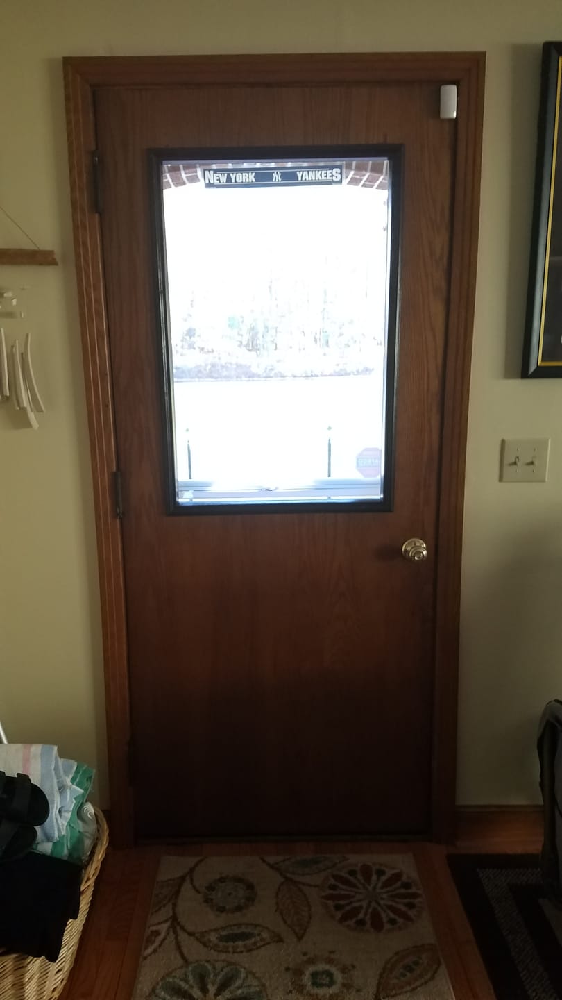 Customer photo review of Clear 1 Lite Glass and Frame Kit (Half Lite)