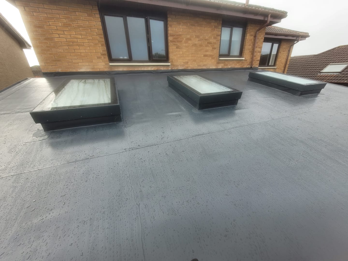Customer photo review of Framed Fixed Flat Rooflight 600×1200mm (internal size)