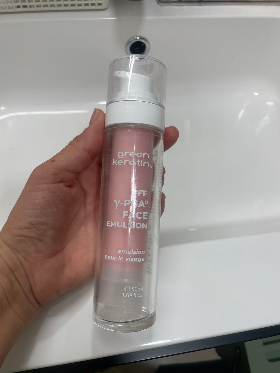Customer photo review of Y-PGA Emulsion pour le visage, Sans Parfum