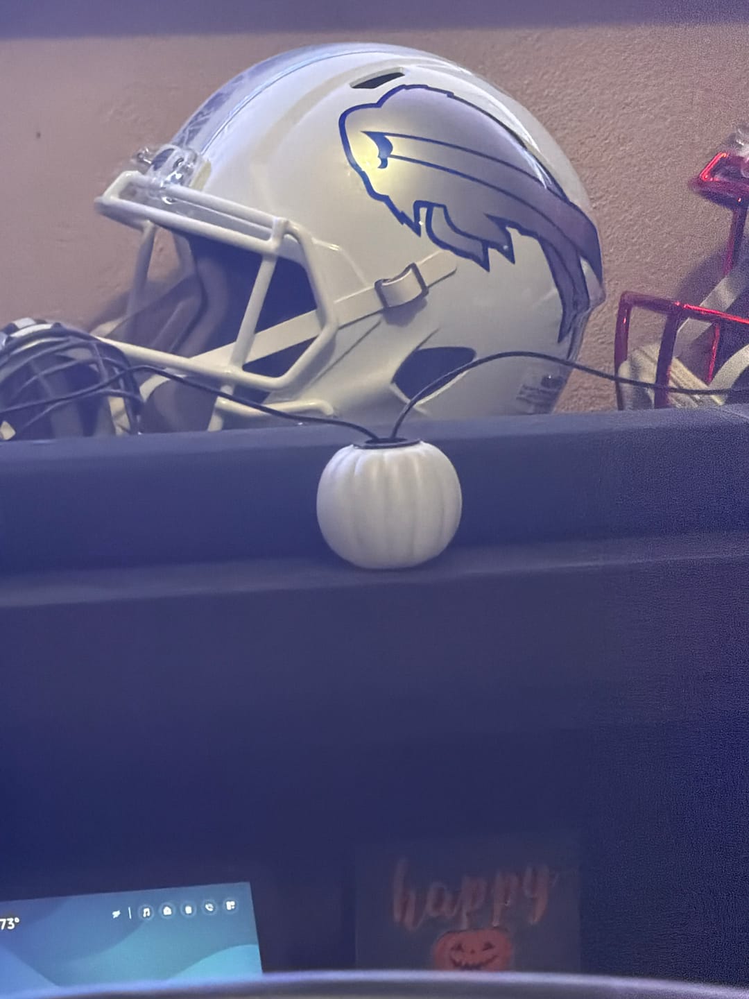 Customer photo review of Buffalo Bills Riddell Speed Replica Helmet - Rivalries 2025