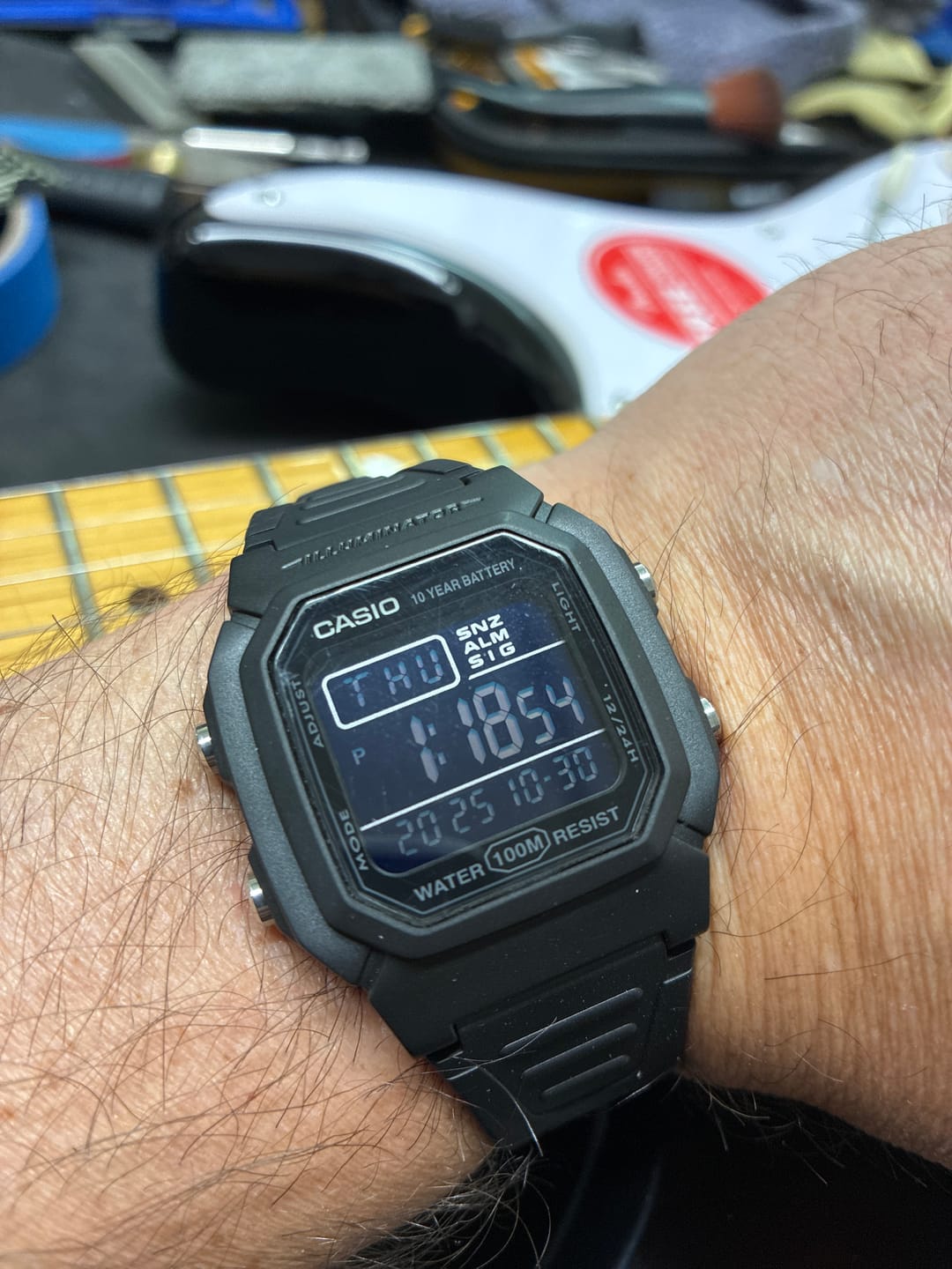Customer photo review of Reloj Casio Vintage W-800H-1B Negro Pantalla Negativa