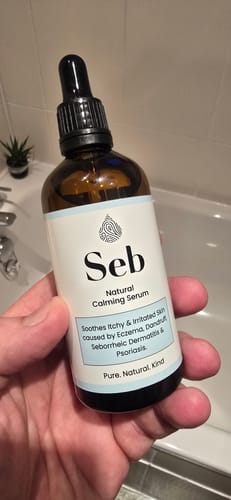 Customer photo review of Seb Natural Calming Serum