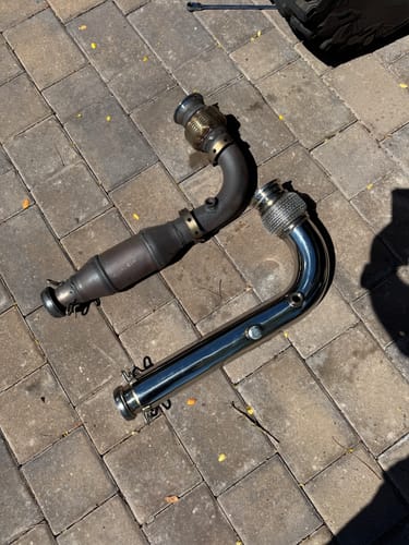 Customer photo review of RPM X3 3" Monster Mouth Cat Delete Bypass Mid Race Pipe X3 Turbo, R, and RR