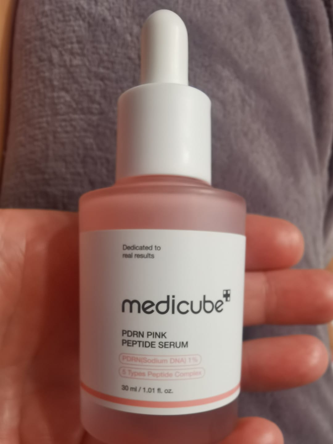Customer photo review of Liftinga serums ar PDRN un peptīdiem Medicube PDRN Pink Peptide Serum