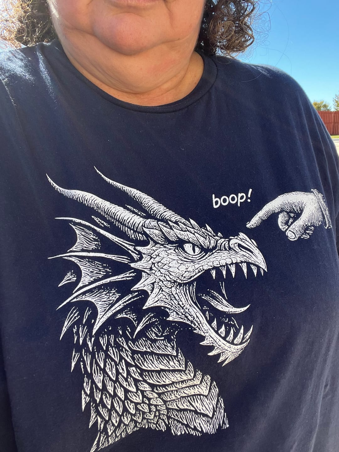 Customer photo review of Boop! T-Shirt