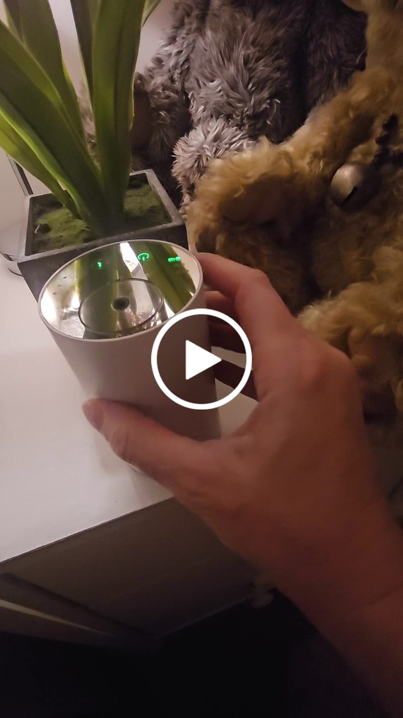 Customer video review of ScentFlow Portable Waterless Diffuser