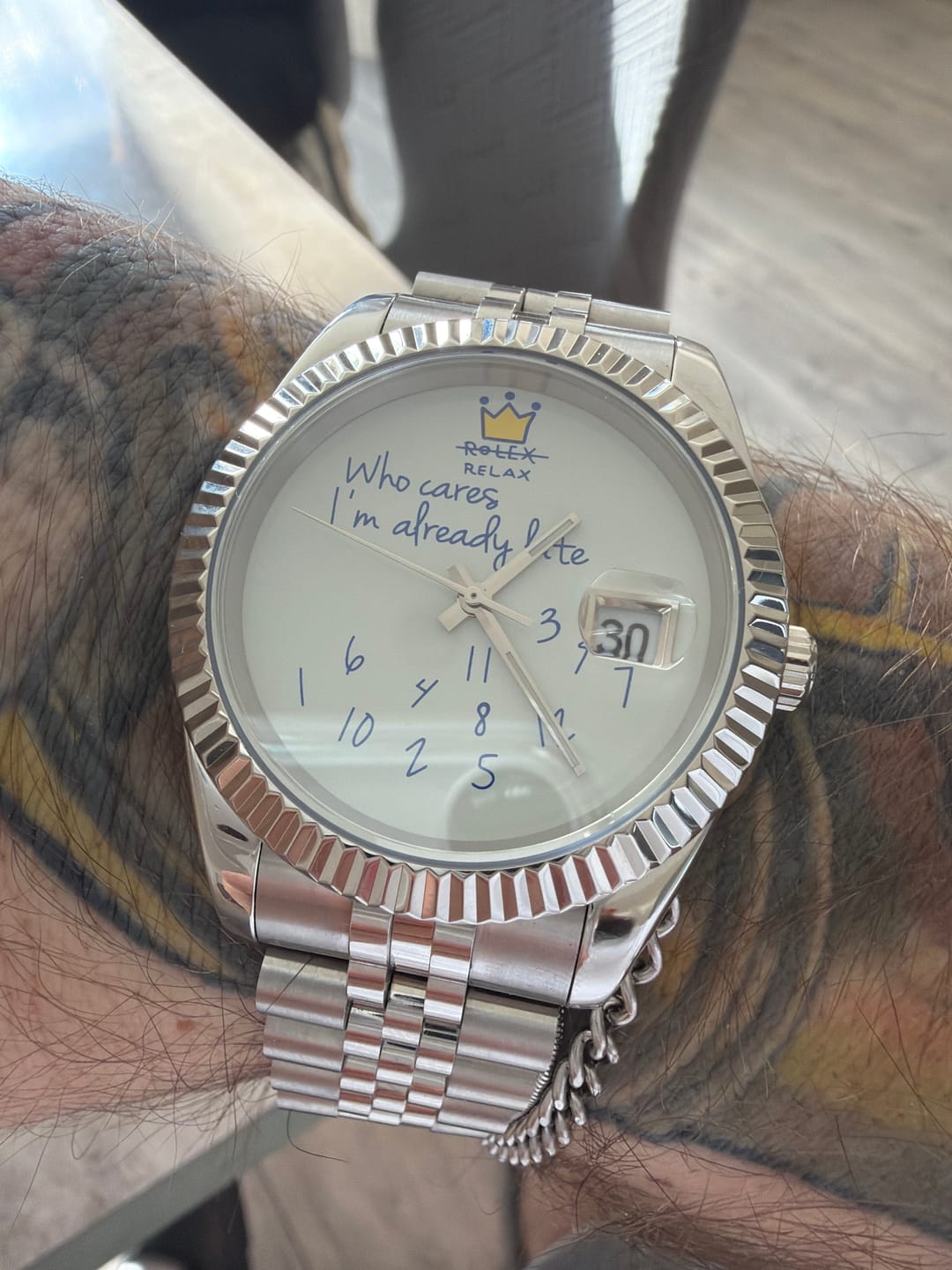 Customer photo review of EONDATE MAXI CLASSIC WATCH