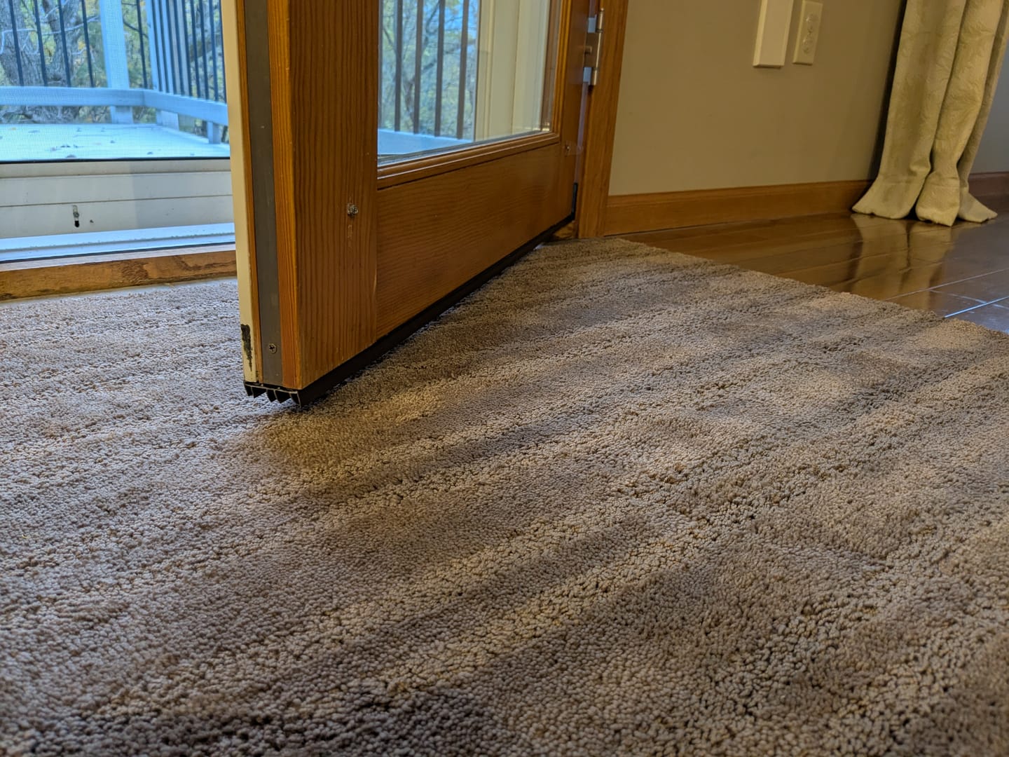 Customer photo review of 36" Taylor Slide-On Door Sweep