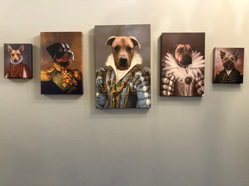 Customer photo review of The General - Custom Pet Canvas