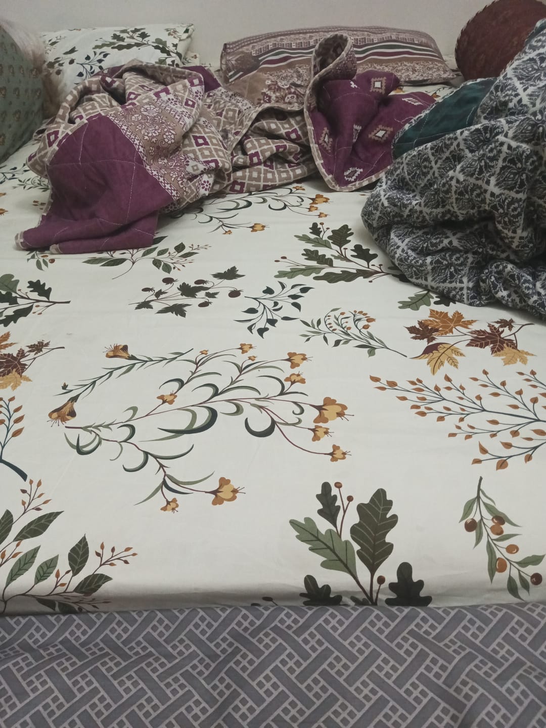 Customer photo review of DEWDROP FITTED SHEET - (PREMIUM)