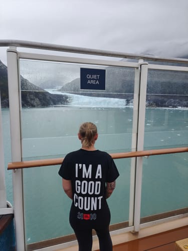 Customer photo review of Rock 2000 Good Counts T-Shirt