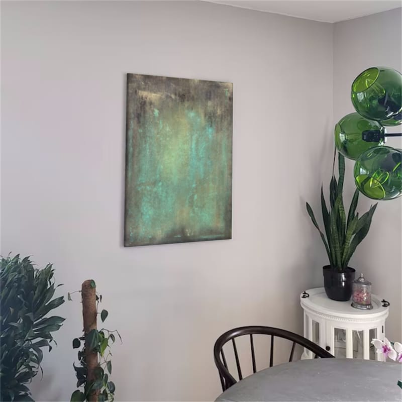 Customer photo review of Abstract Painting Canvas #AP198